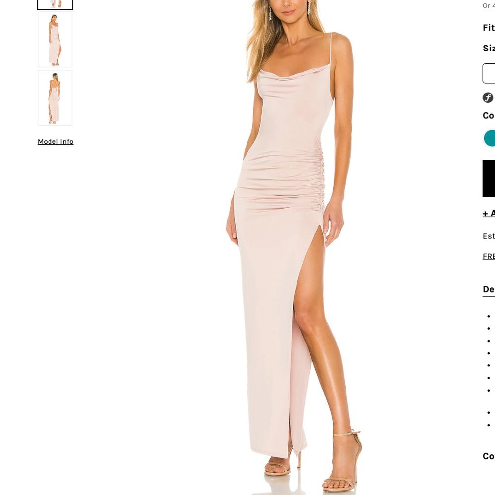 Lovers + Friends Odessa Gown on Revolve